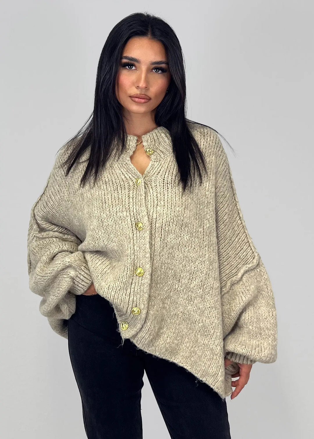 Oversize Strickjacke MOKKAKAI