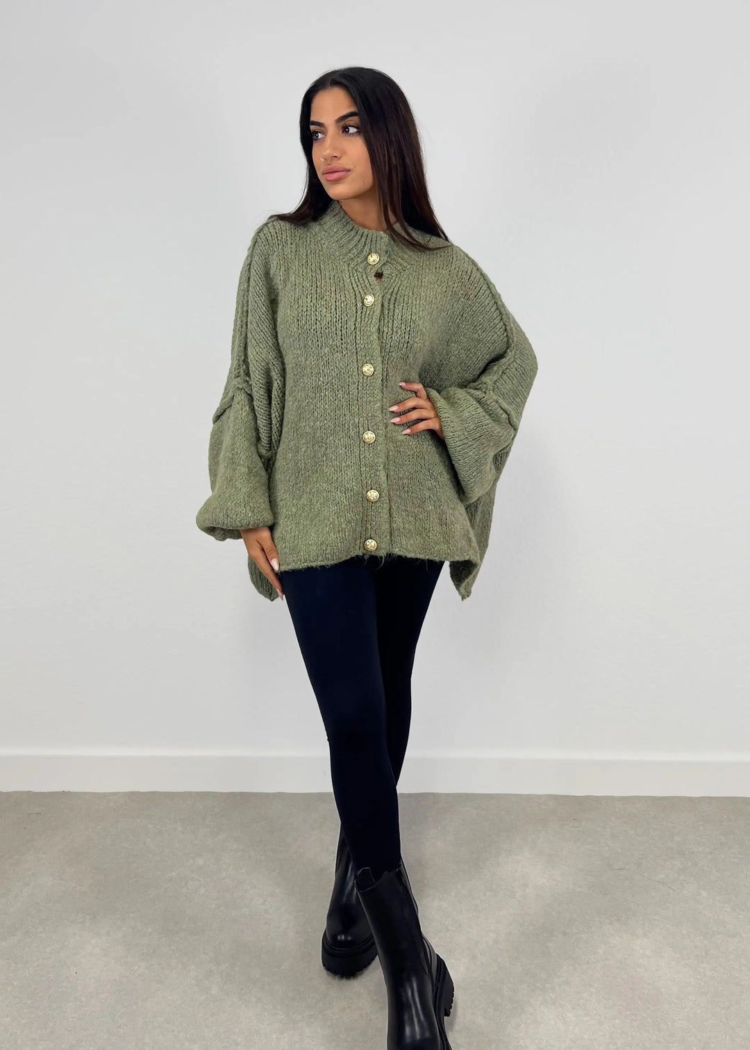 Oversize Strickjacke MOKKAKAI