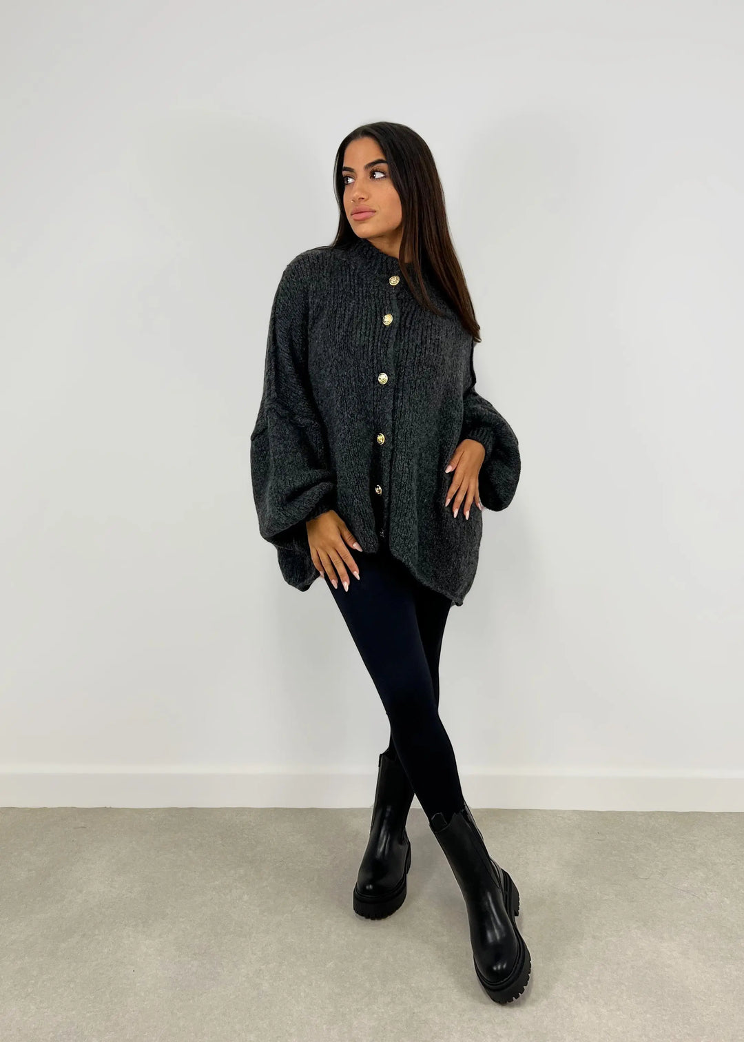 Oversize Strickjacke MOKKAKAI