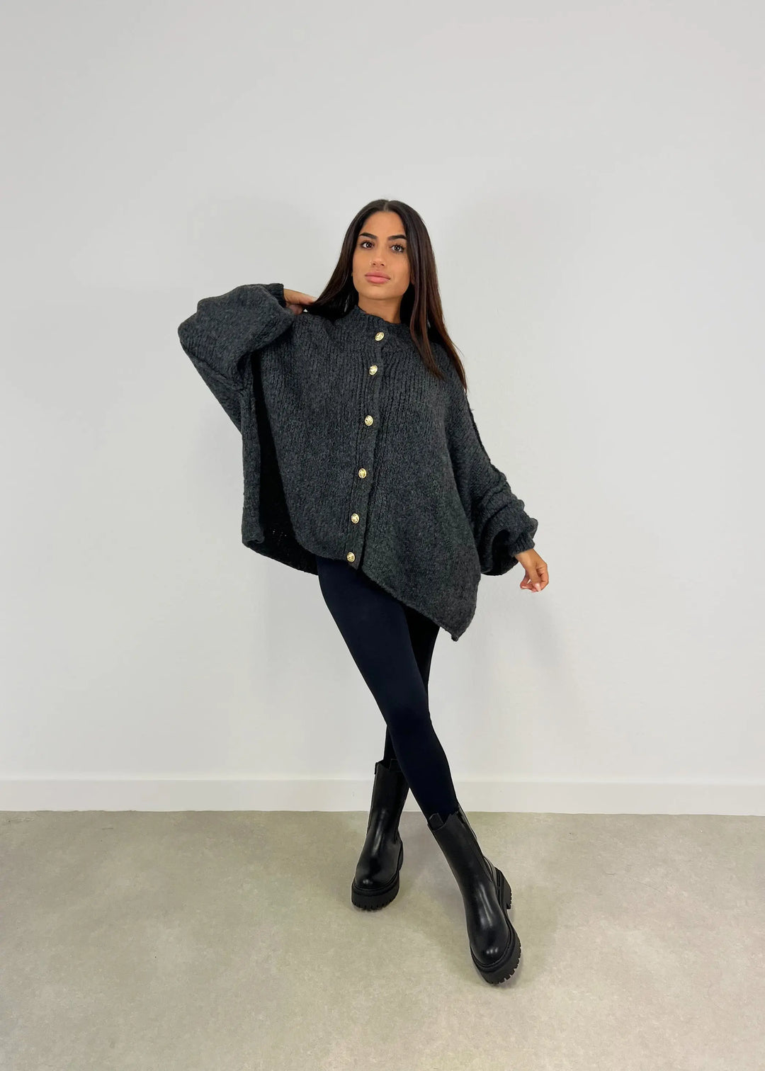 Oversize Strickjacke MOKKAKAI