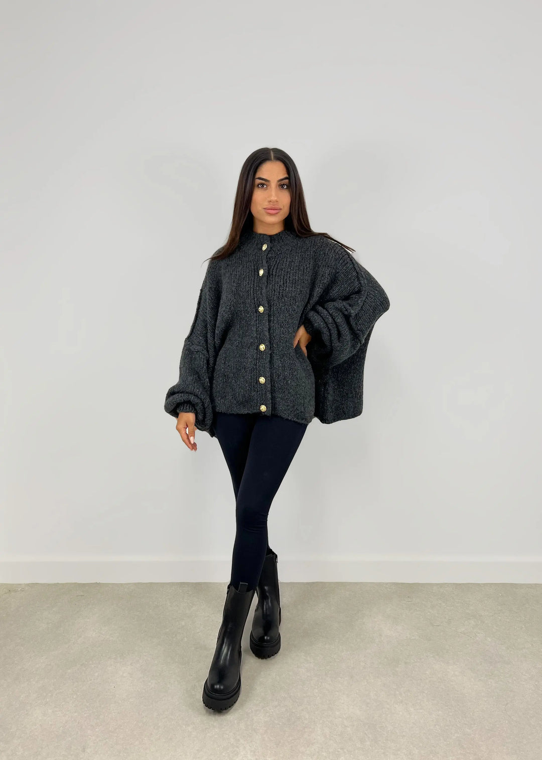 Oversize Strickjacke MOKKAKAI