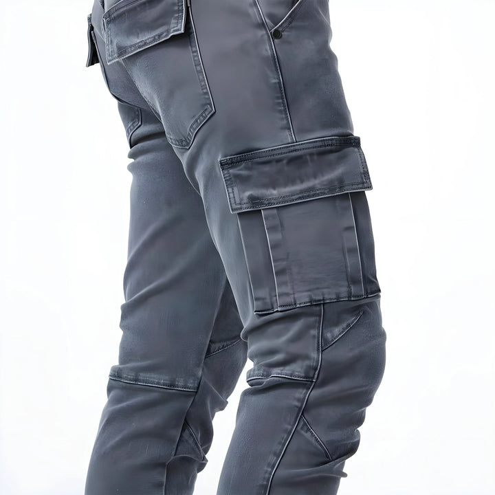 Samuel | Cargohose aus Stretch-Denim MOKKAKAI