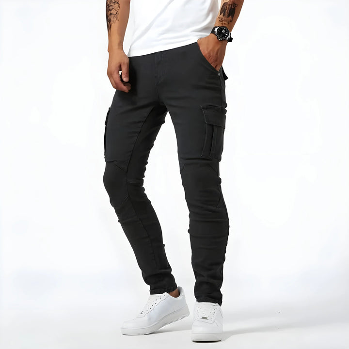 Samuel | Cargohose aus Stretch-Denim MOKKAKAI