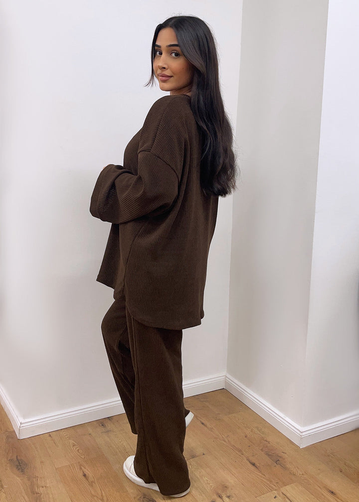 Malia™ – Elegants und bequems Set us Cordstoff MOKKAKAI