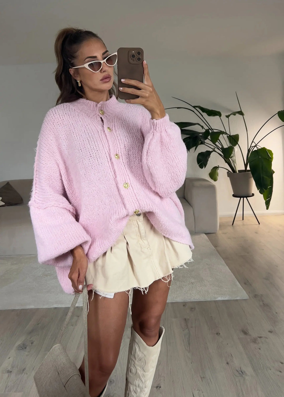 Oversize Strickjacke MOKKAKAI