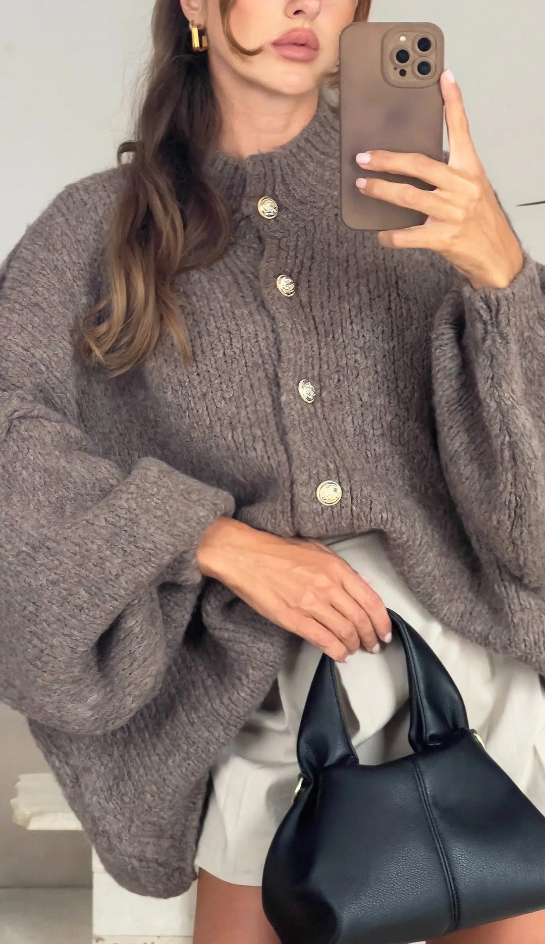 Oversize Strickjacke MOKKAKAI
