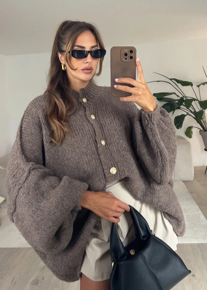 Oversize Strickjacke MOKKAKAI