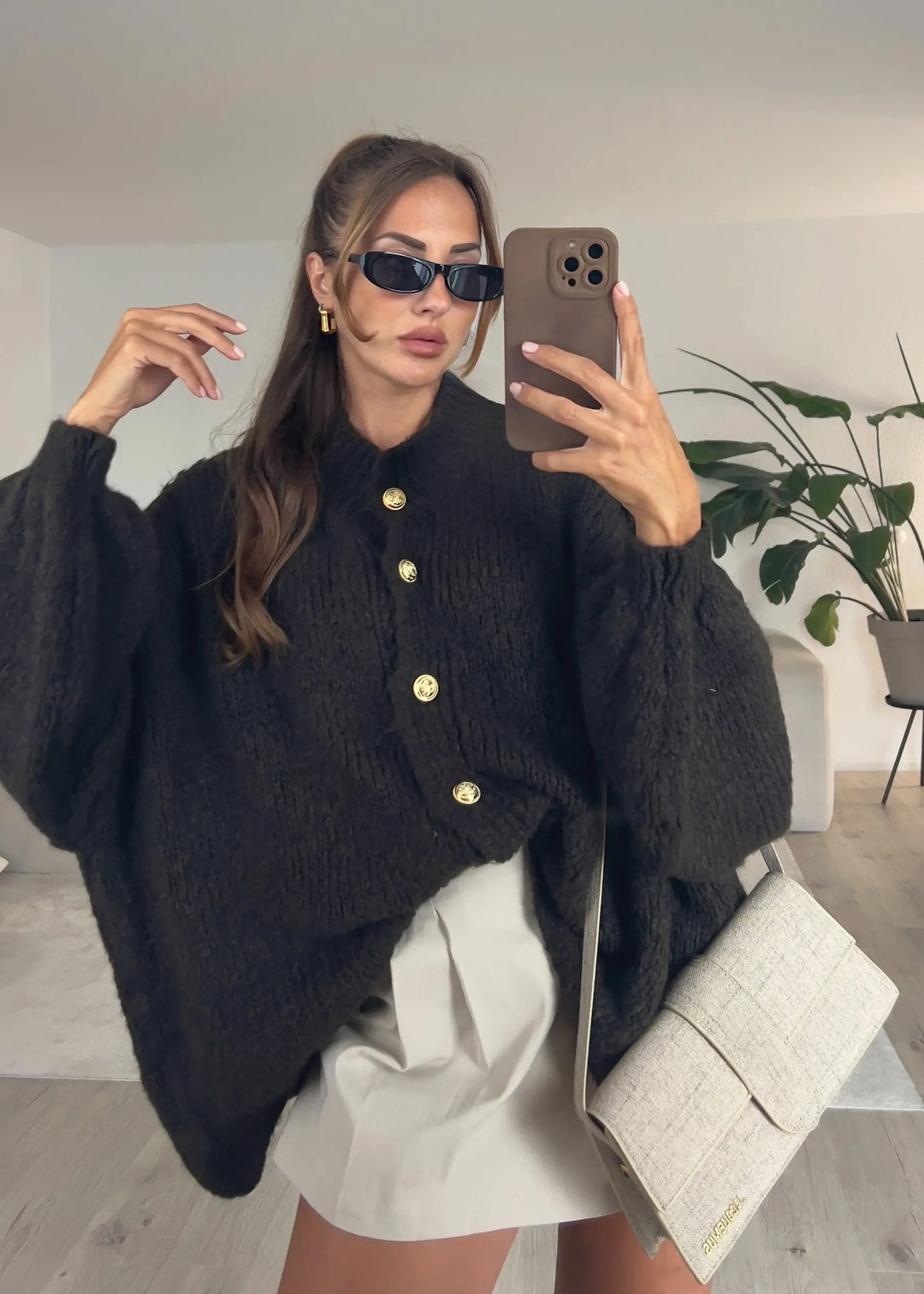 Oversize Strickjacke MOKKAKAI