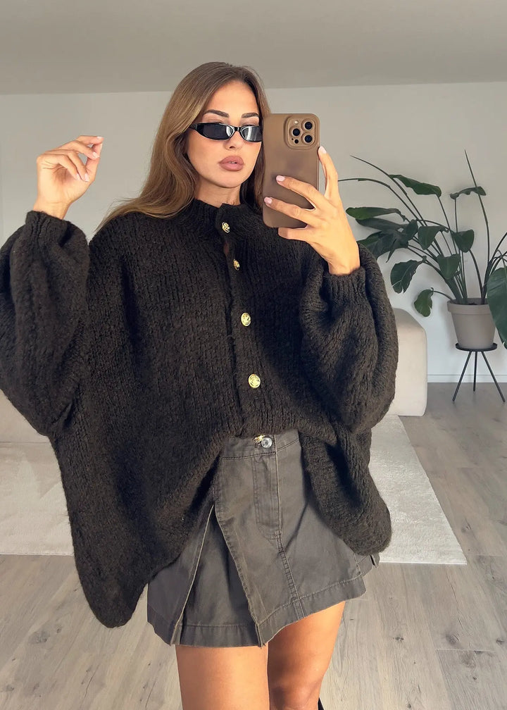 Oversize Strickjacke MOKKAKAI