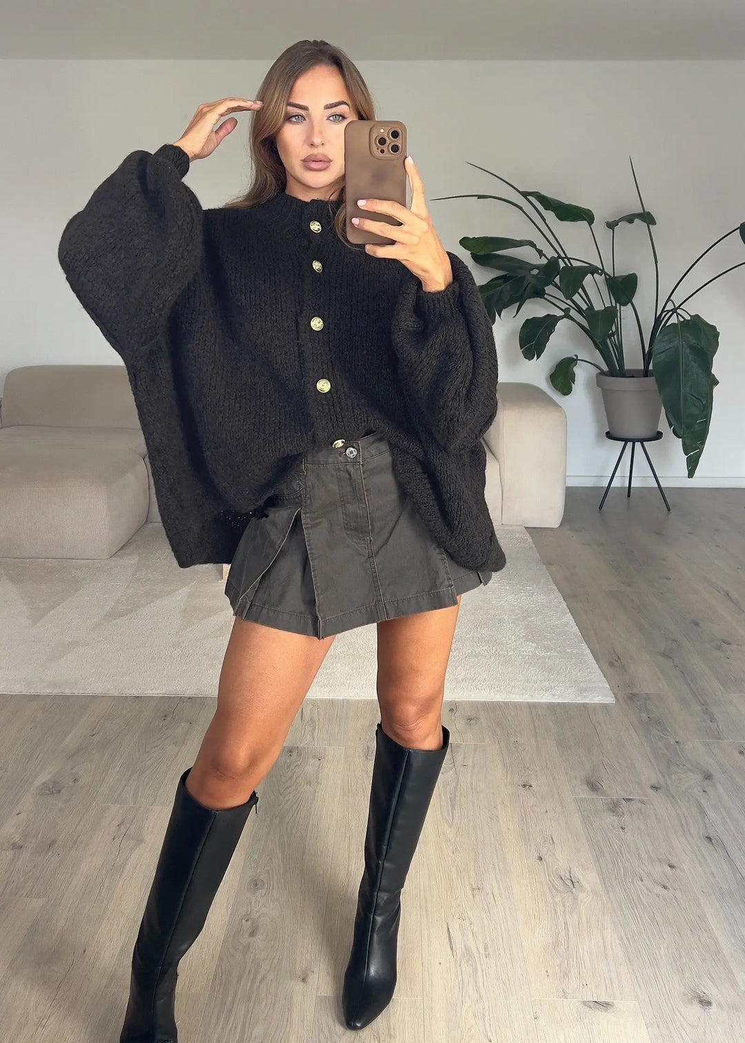 Oversize Strickjacke MOKKAKAI