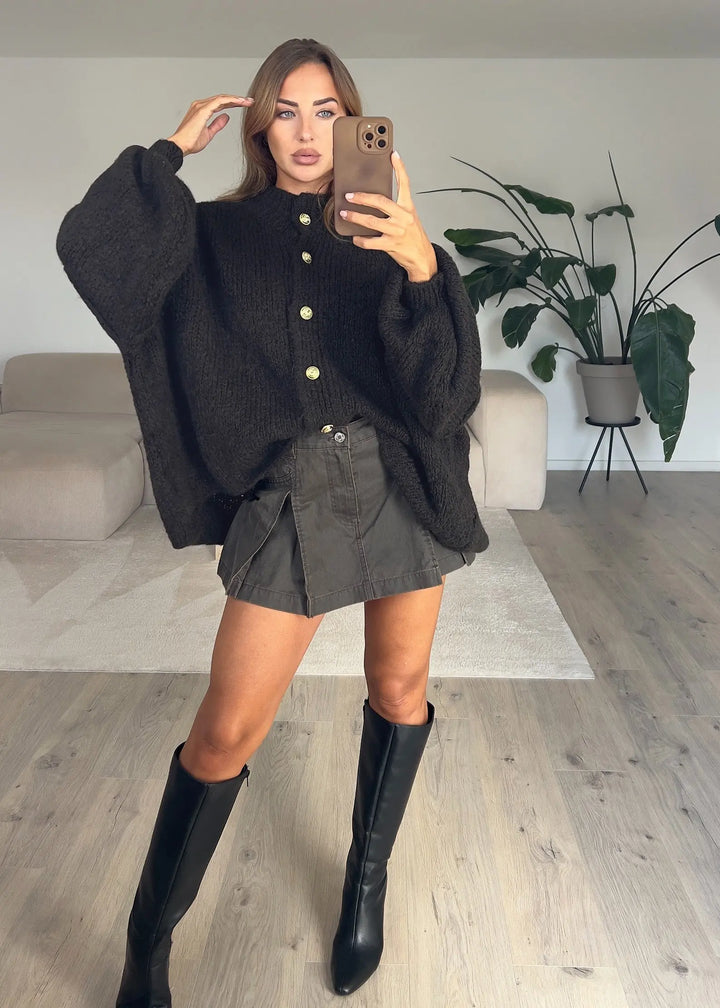 Oversize Strickjacke MOKKAKAI
