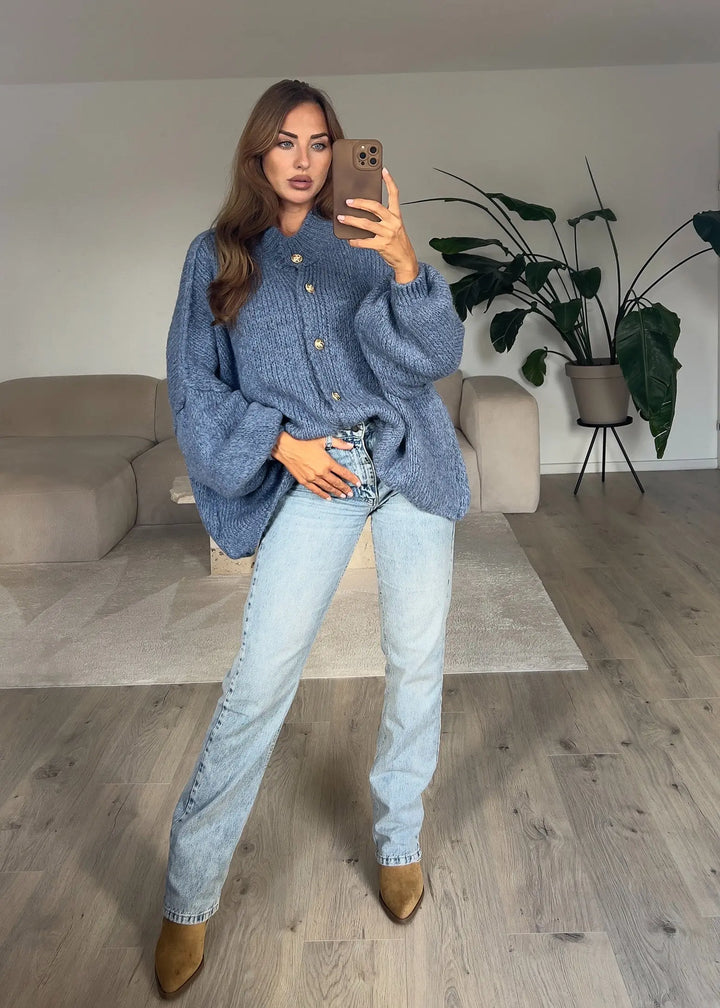 Oversize Strickjacke MOKKAKAI