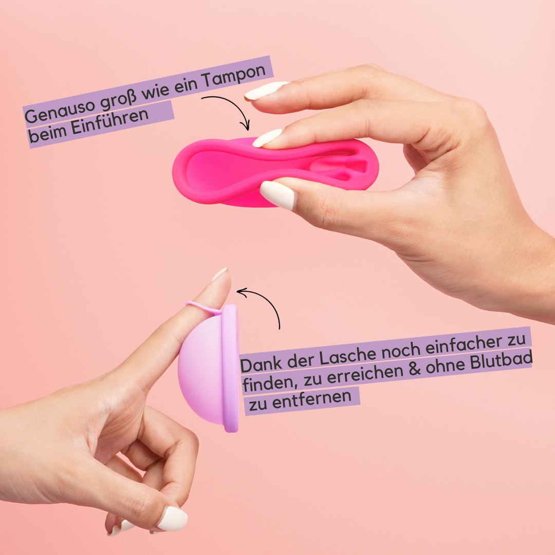 femdisc Menstruationsscheibe mit Lasche – Ansicht 4