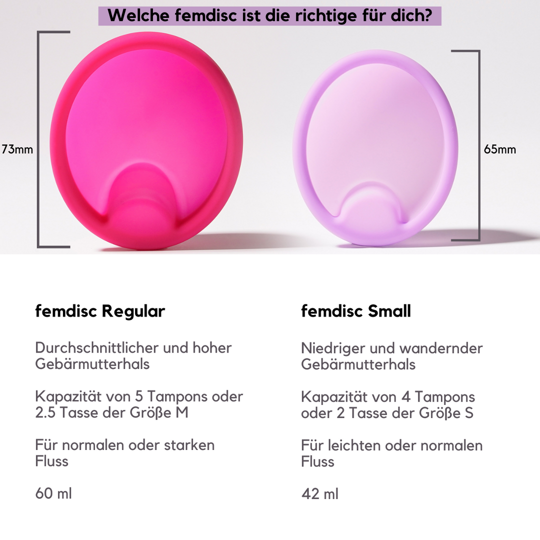 femdisc Menstruationsscheibe mit Lasche – Ansicht 2