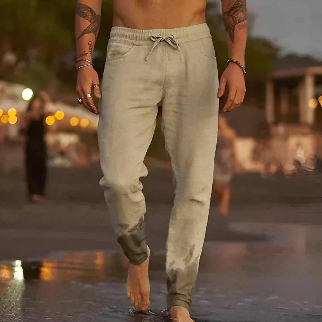 James | Lässige Leinenhose MOKKAKAI