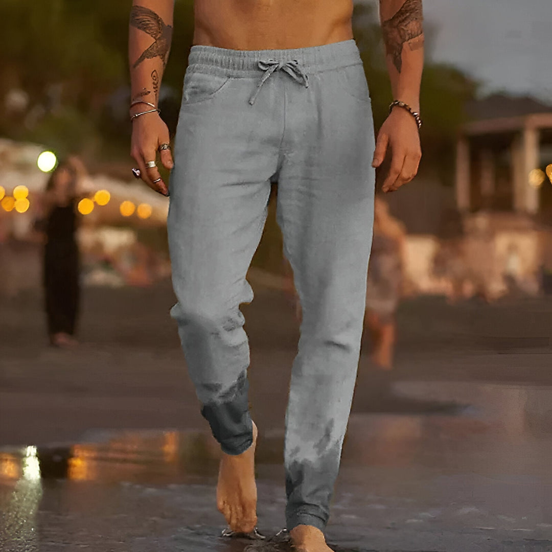 James | Lässige Leinenhose MOKKAKAI
