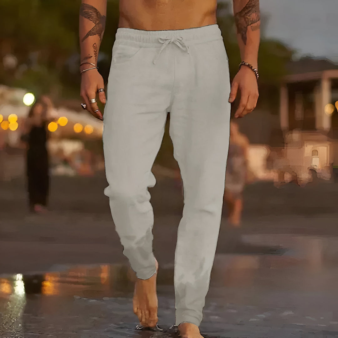 James | Lässige Leinenhose MOKKAKAI