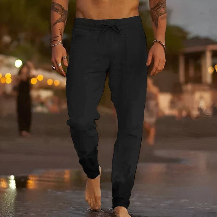 James | Lässige Leinenhose MOKKAKAI