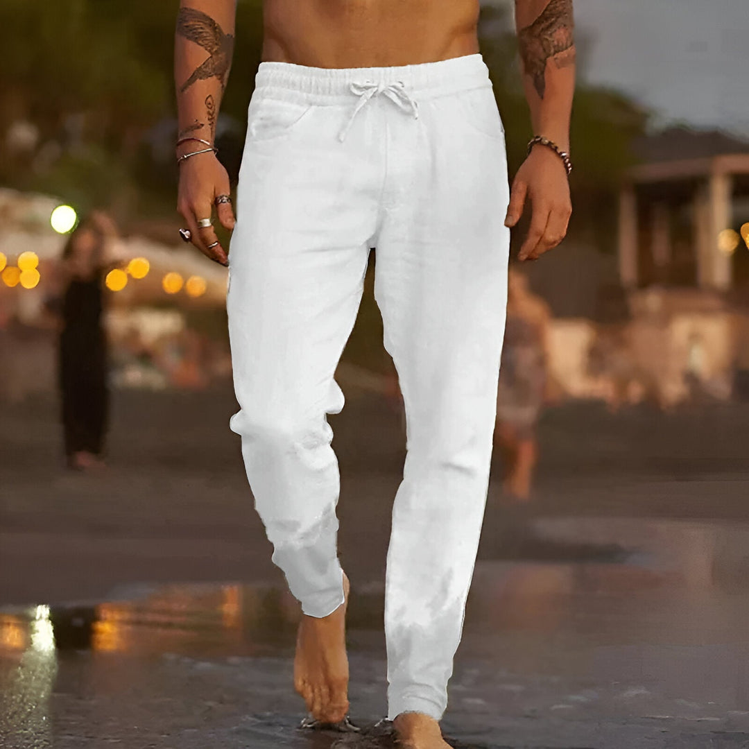 James | Lässige Leinenhose MOKKAKAI