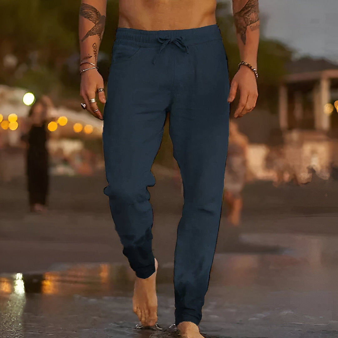 James | Lässige Leinenhose MOKKAKAI
