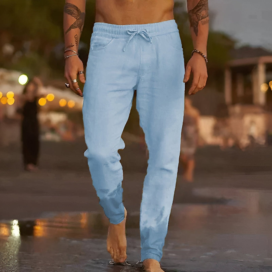James | Lässige Leinenhose MOKKAKAI
