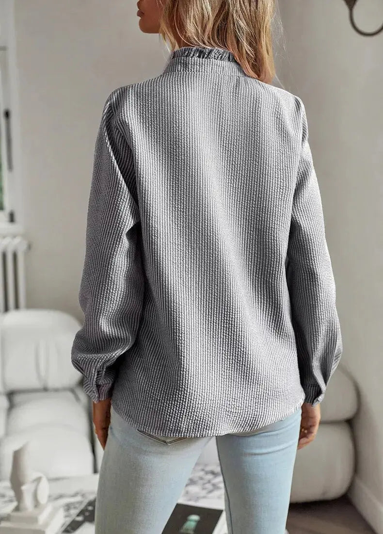 Lisbeth™ | Elegante langärmelige Bluse MOKKAKAI