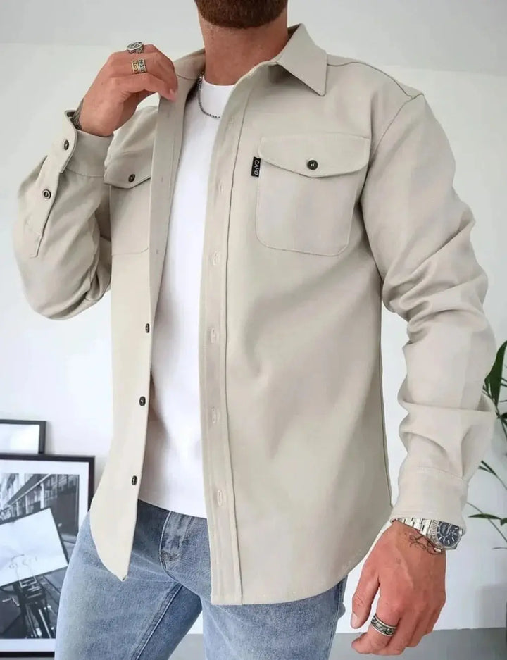 Thom | Hemdjacke mit Knopfleiste MOKKAKAI
