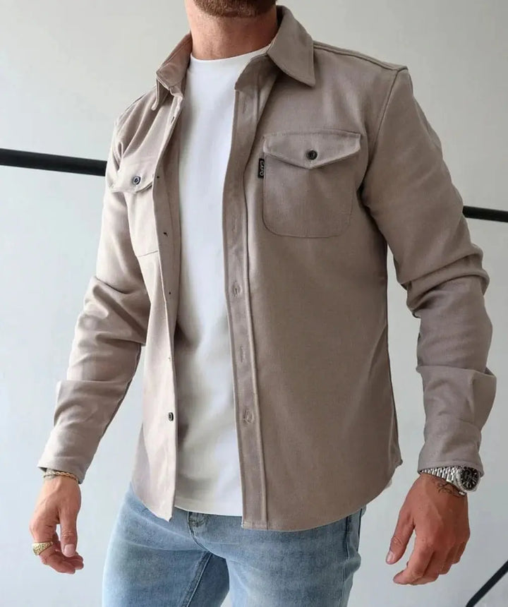 Thom | Hemdjacke mit Knopfleiste MOKKAKAI