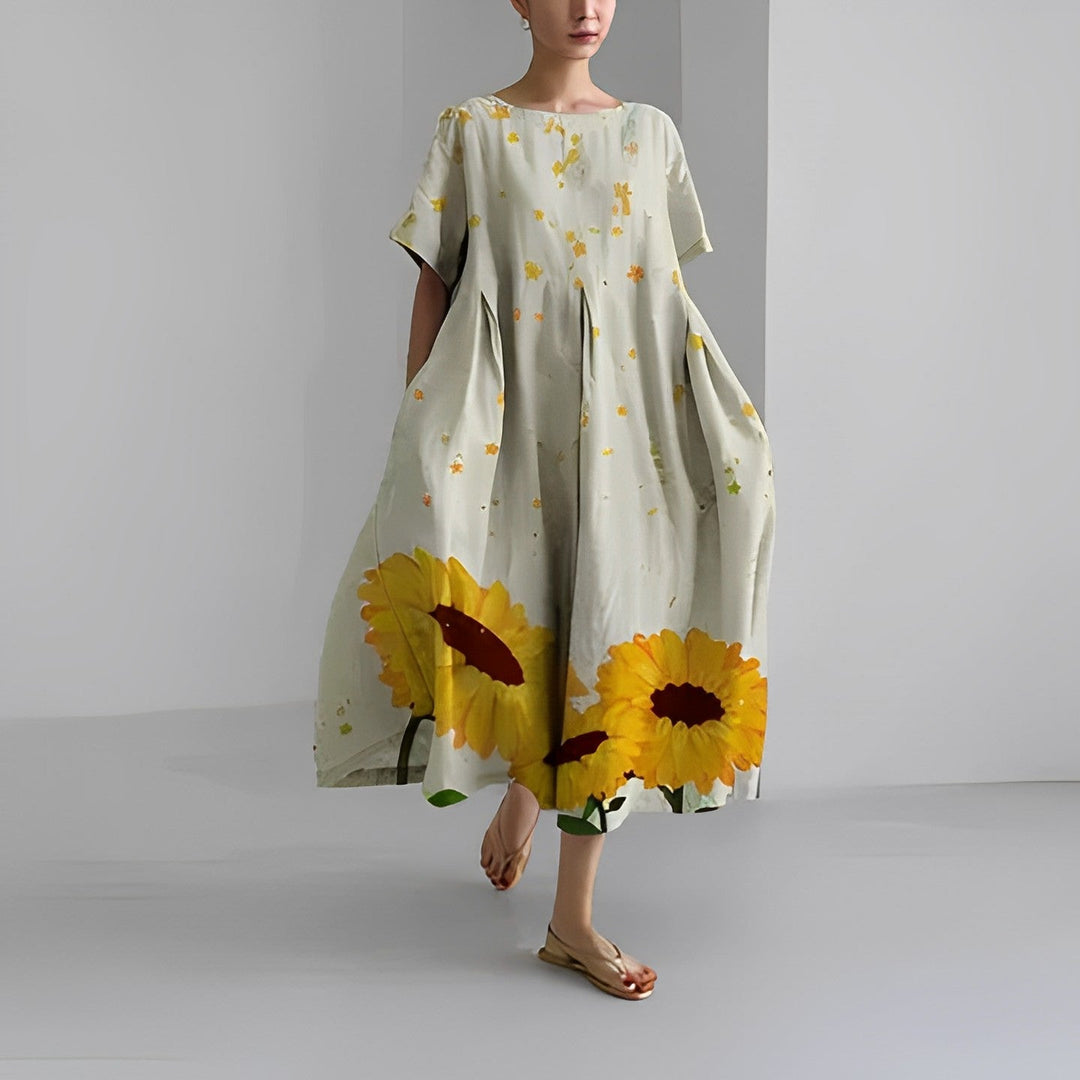 Rosa™ | Boho Blumenkleid MOKKAKAI