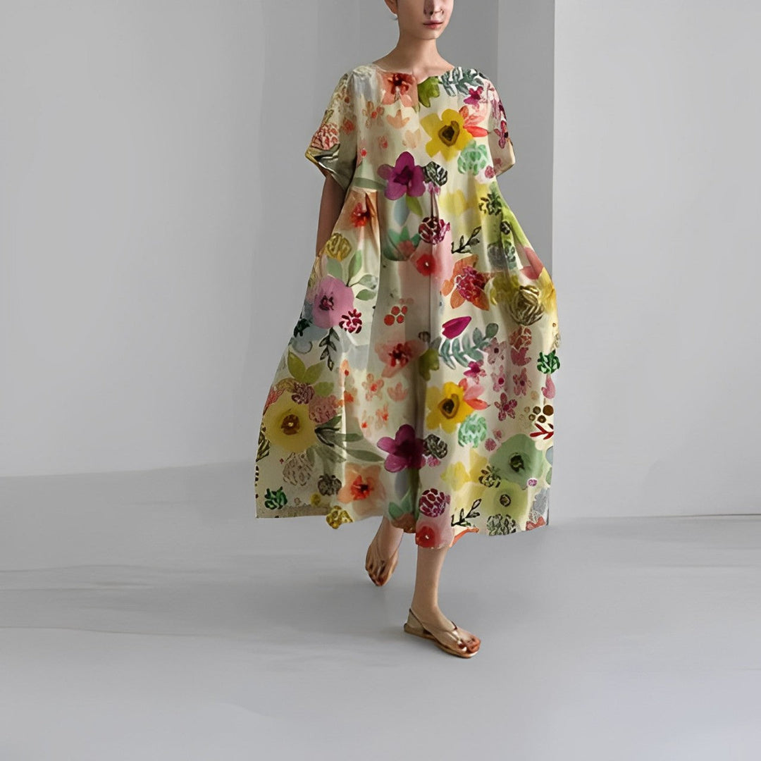 Rosa™ | Boho Blumenkleid MOKKAKAI