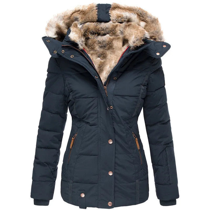 Belén - Warmer Pelzgefütterter Wintermantel MOKKAKAI