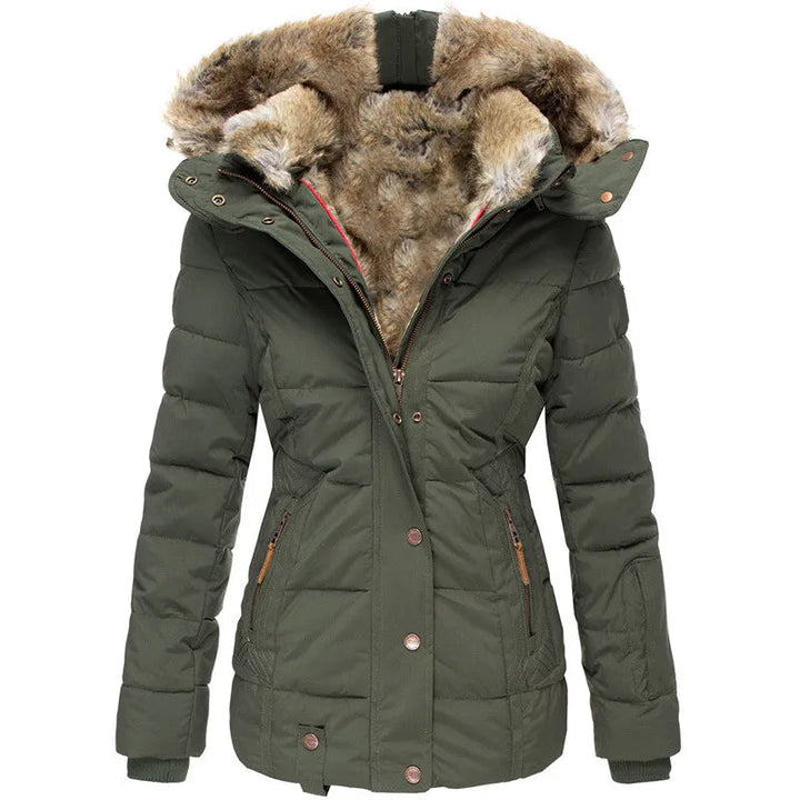 Belén - Warmer Pelzgefütterter Wintermantel MOKKAKAI