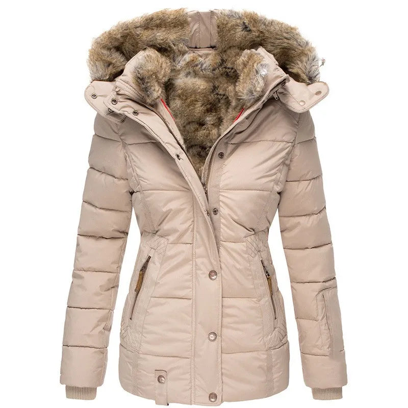 Belén - Warmer Pelzgefütterter Wintermantel MOKKAKAI