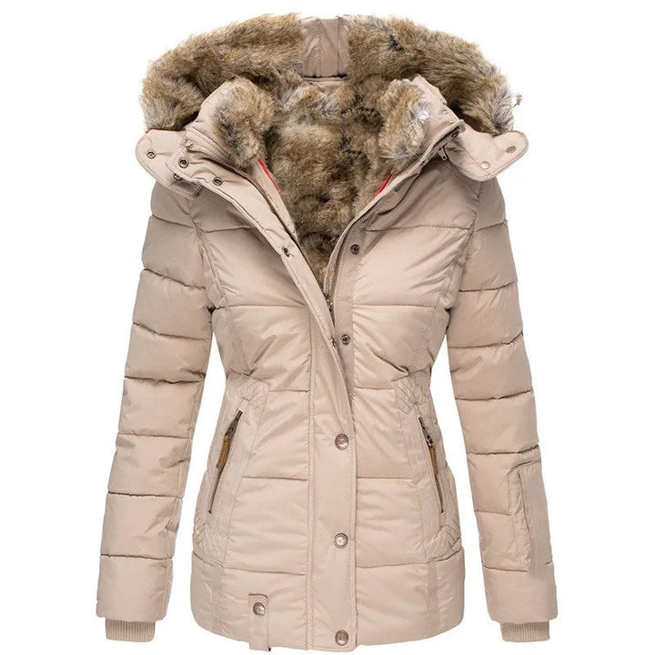 Belén - Warmer Pelzgefütterter Wintermantel MOKKAKAI