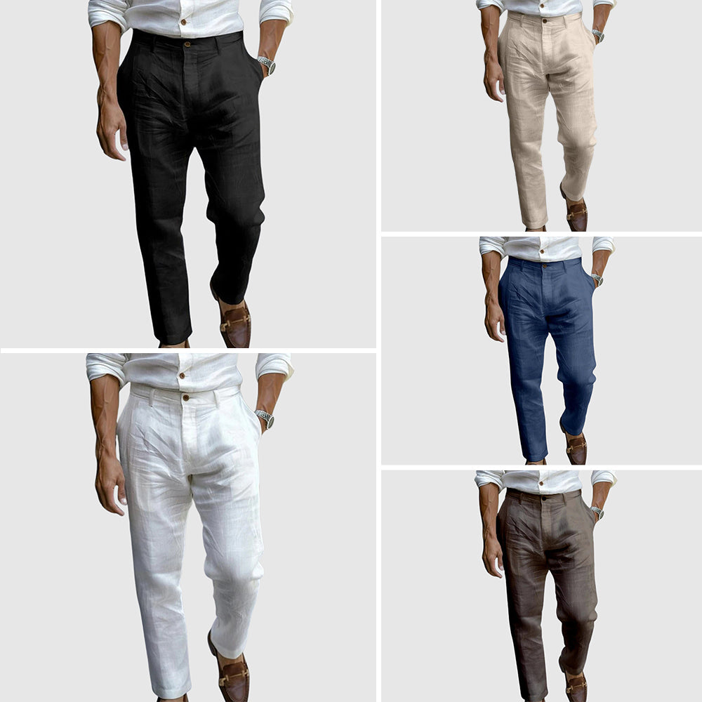 Saint-Tropez Chic™ – Luftig-leichti Linihose mit Stil MOKKAKAI