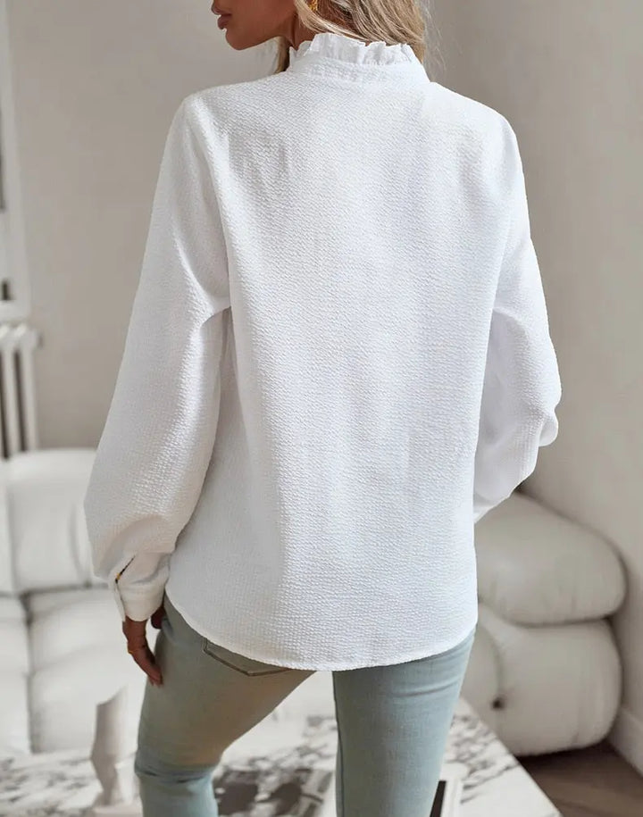 Lisbeth™ | Elegante langärmelige Bluse MOKKAKAI