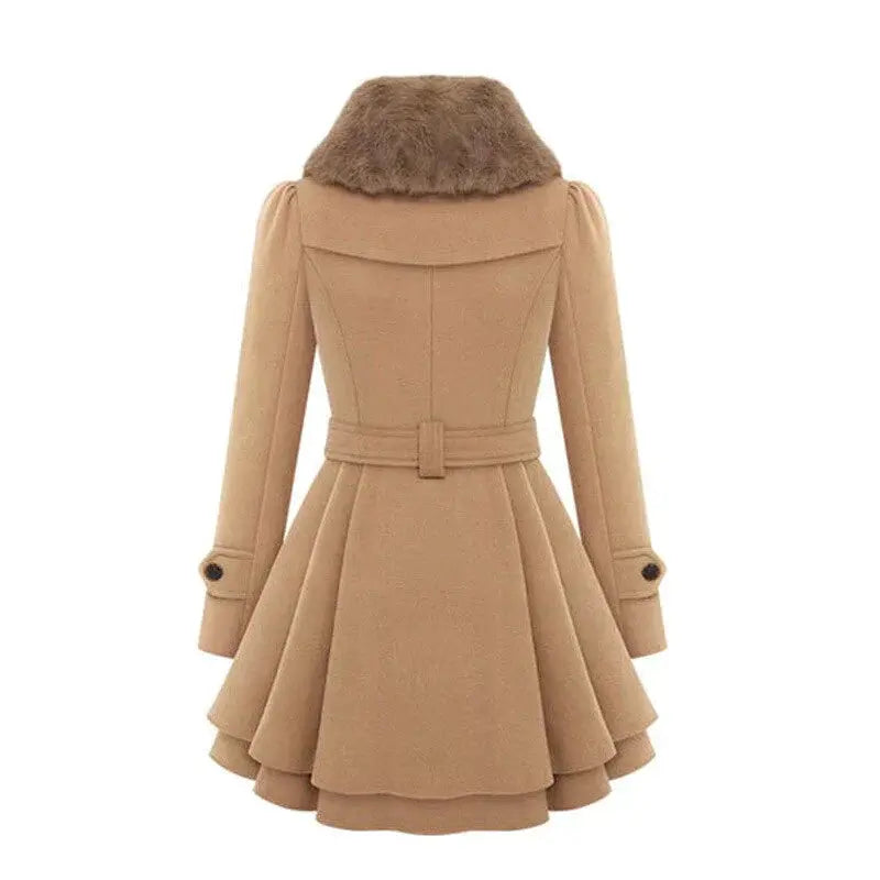 Yena™ Mantel Eleganz mit Doppelknöpfen | Stilvoll und Bequem MOKKAKAI