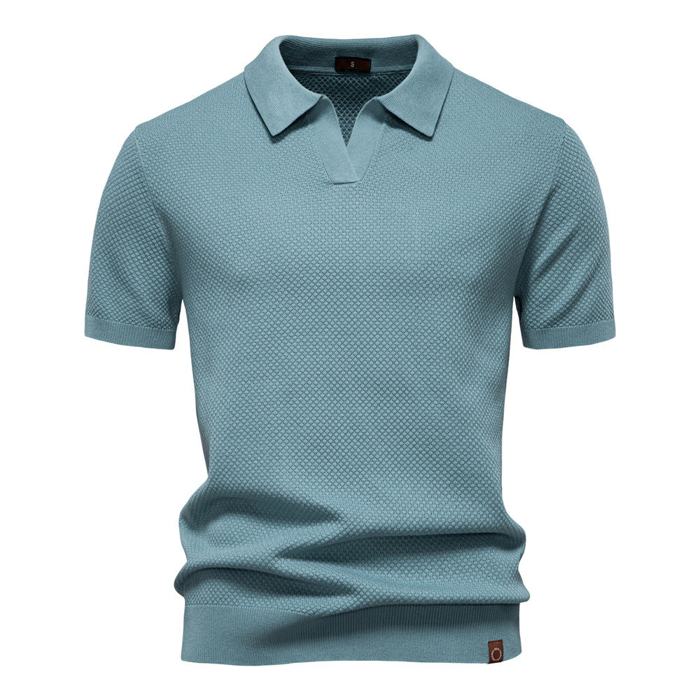 Ulrich – Strukturiertes Polo-Shirt MOKKAKAI