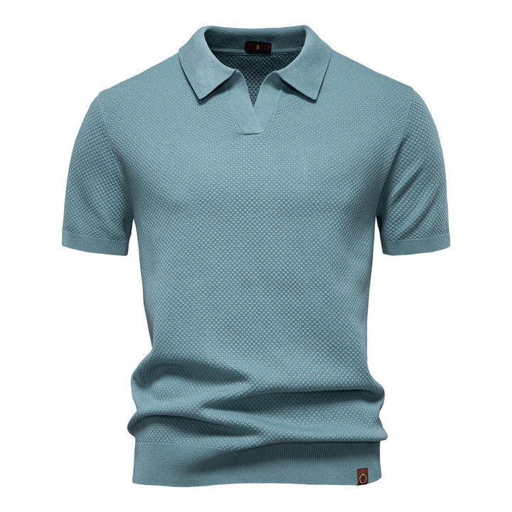 Ulrich – Strukturiertes Polo-Shirt MOKKAKAI