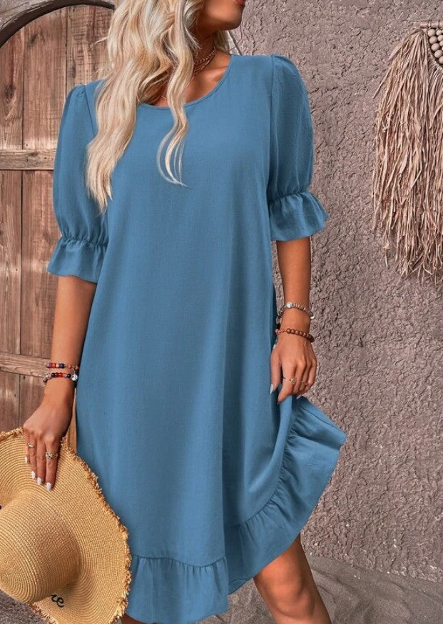 Sassa™ | Sommerkleid mit Rüschen MOKKAKAI