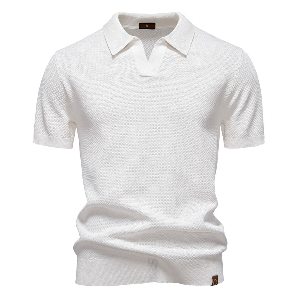 Ulrich – Strukturiertes Polo-Shirt MOKKAKAI