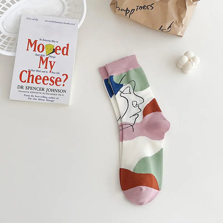 Pica™ Lässige Abstrakte Socken | Stil & Kunst für deine Füße MOKKAKAI