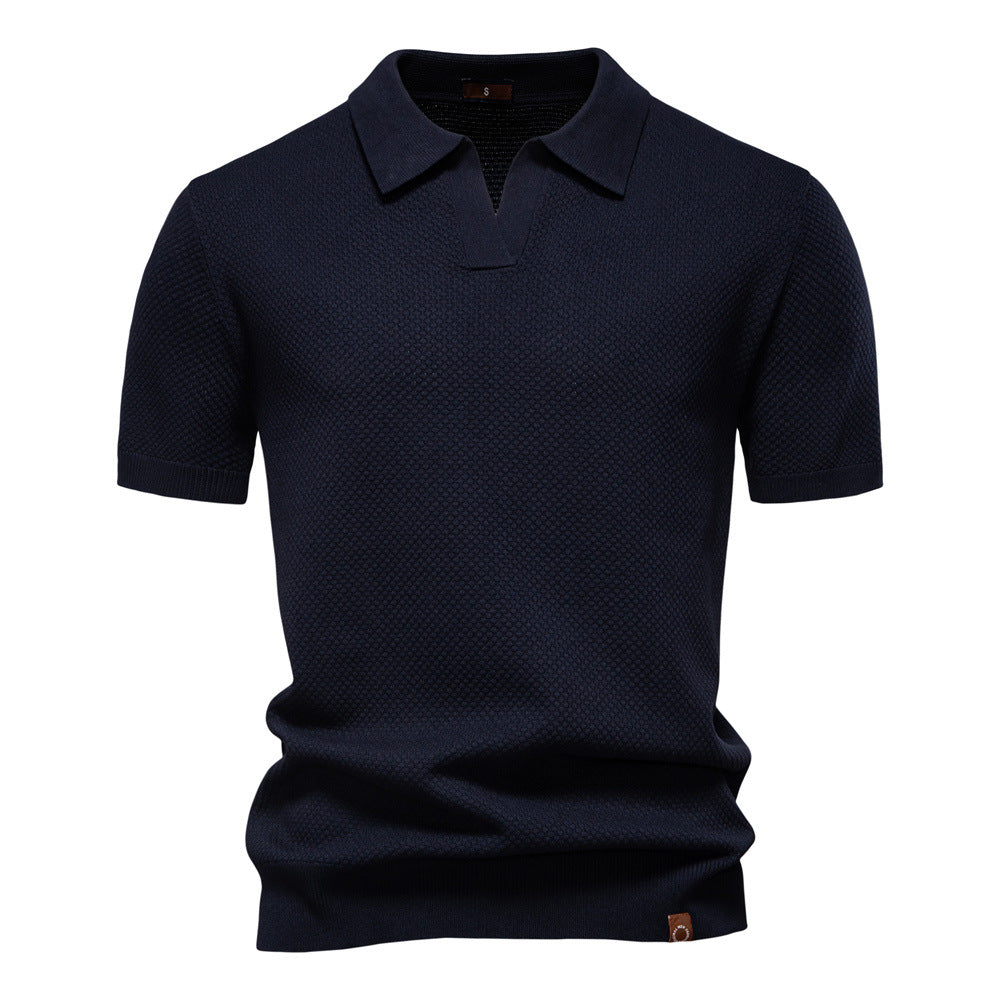 Ulrich – Strukturiertes Polo-Shirt MOKKAKAI