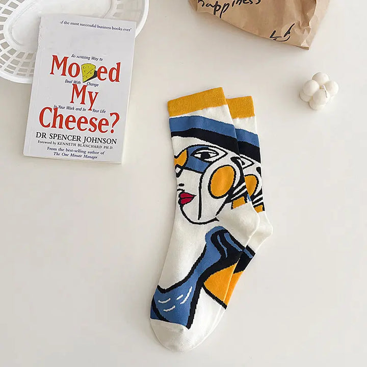 Pica™ Lässige Abstrakte Socken | Stil & Kunst für deine Füße MOKKAKAI