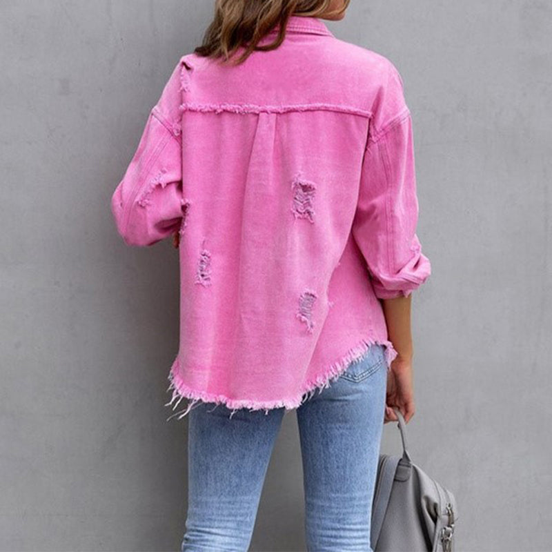 Revive™ | Denim Jeansjacke Damen MOKKAKAI