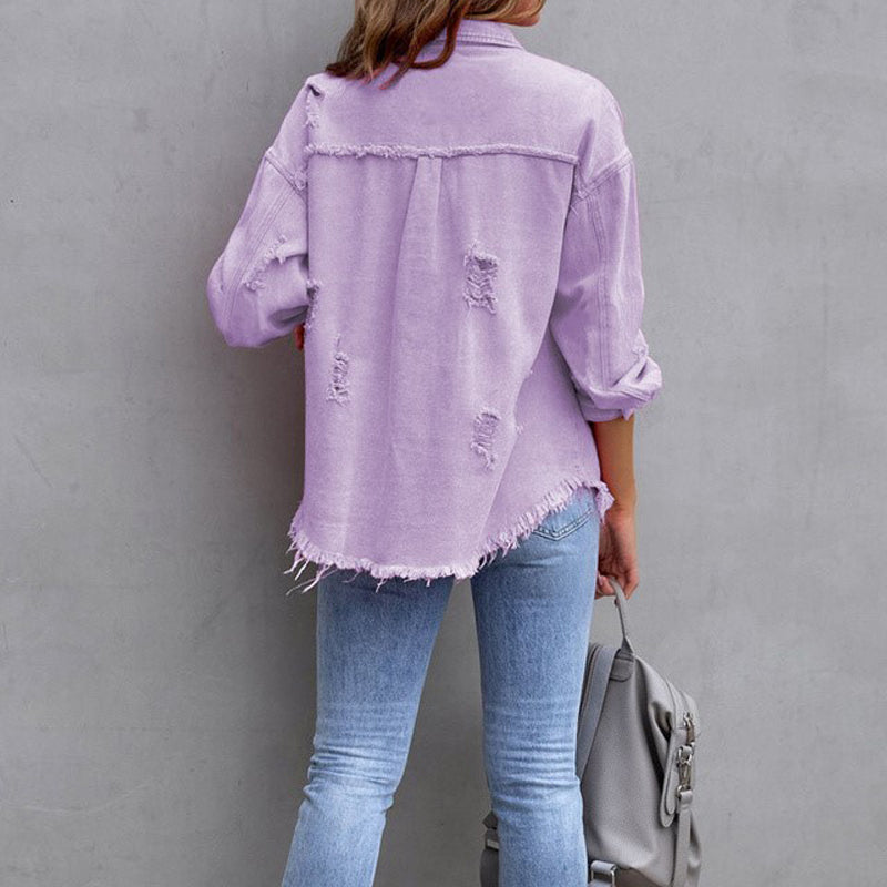 Revive™ | Denim Jeansjacke Damen MOKKAKAI
