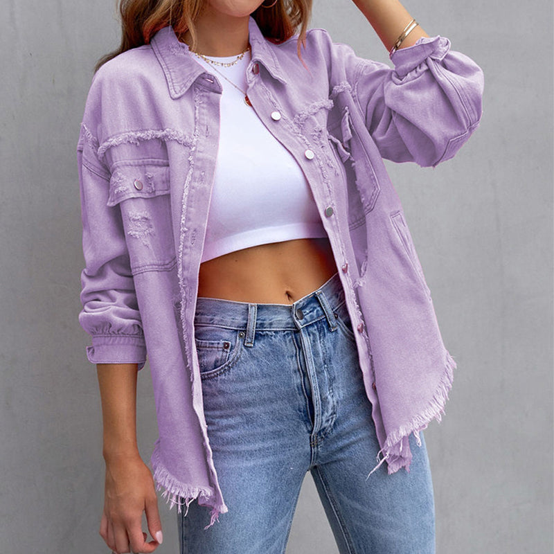 Revive™ | Denim Jeansjacke Damen MOKKAKAI