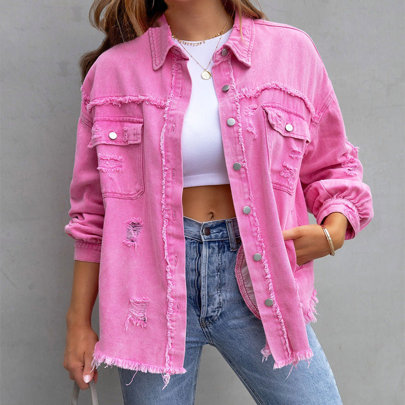 Revive™ | Denim Jeansjacke Damen MOKKAKAI