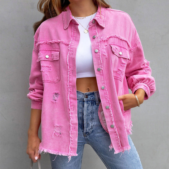 Revive™ | Denim Jeansjacke Damen MOKKAKAI