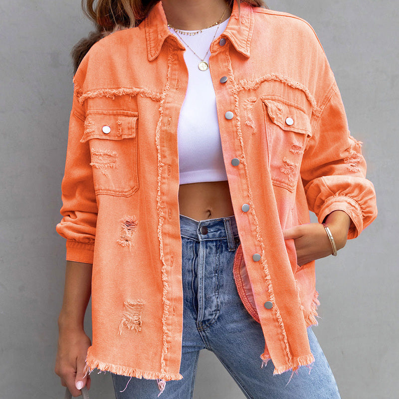 Revive™ | Denim Jeansjacke Damen MOKKAKAI